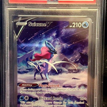 FA/Suicune V - Crown Zenith PSA 9